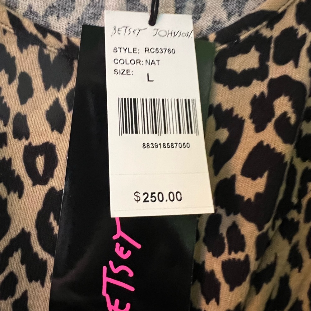 Betsey Johnson vintage leopard dress🐆